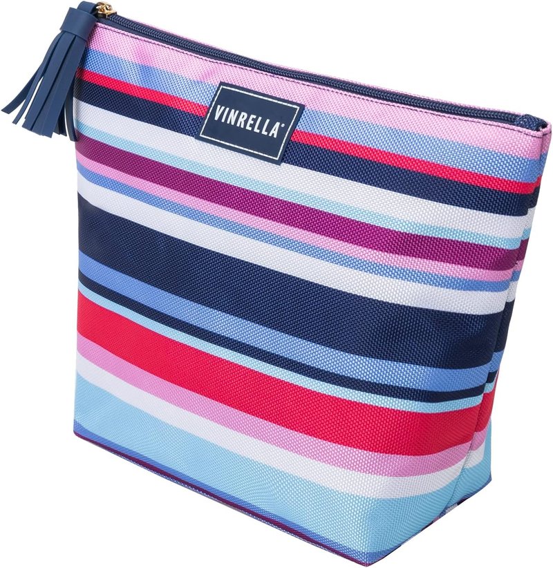 Vinrella Cosmetic Bag - Water-Resistant Travel Makeup Organizer | Stylish Toiletry Bag for Women
