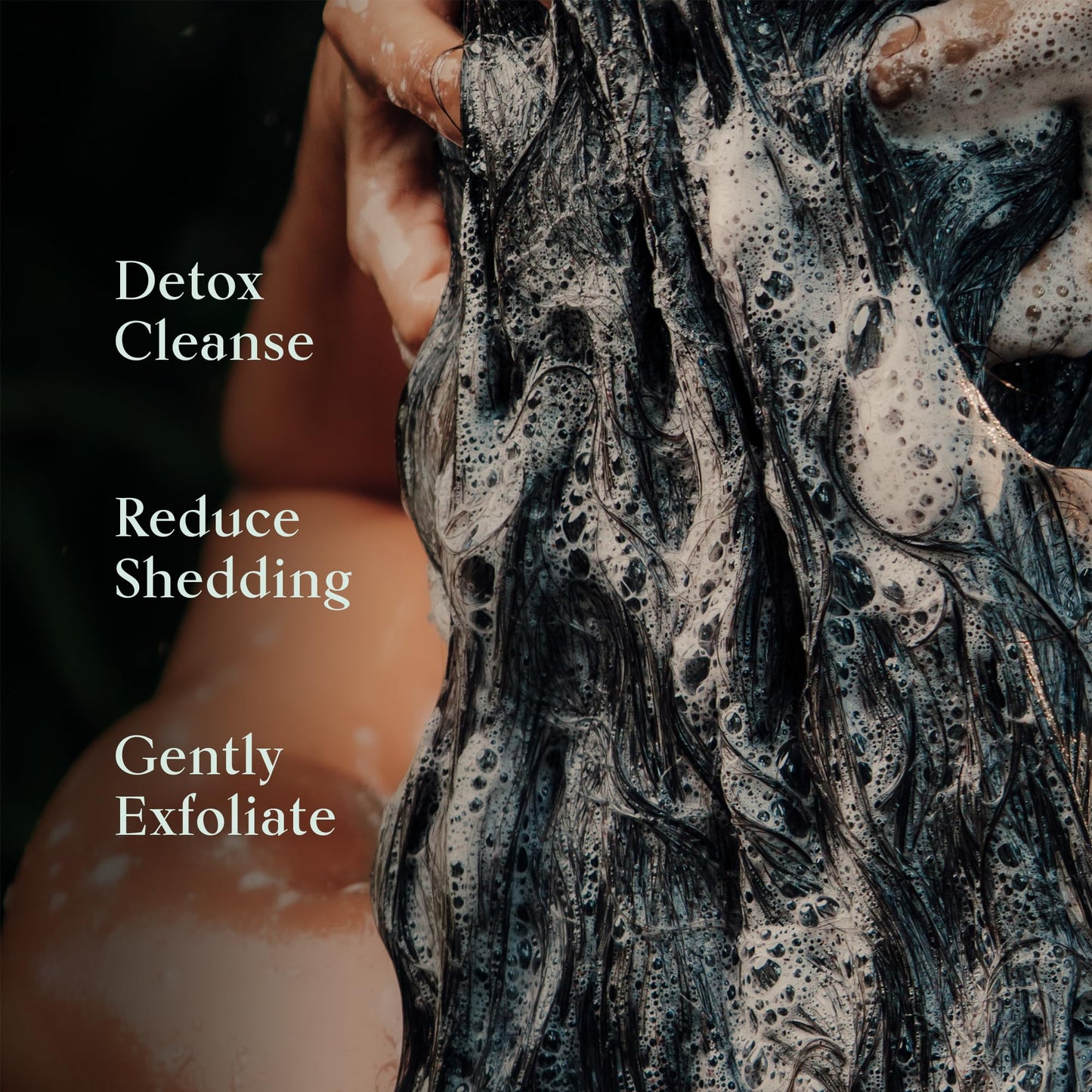 SHAZ & KIKS Balancing Clay Scrub Shampoo | Gently Exfoliate, Clarify & Detoxify Scalp | Reduce Hair Shedding & Product Buildup | Indian Clay and Hibiscus | Color-Safe, Sulfate-Free, Vegan, Natural