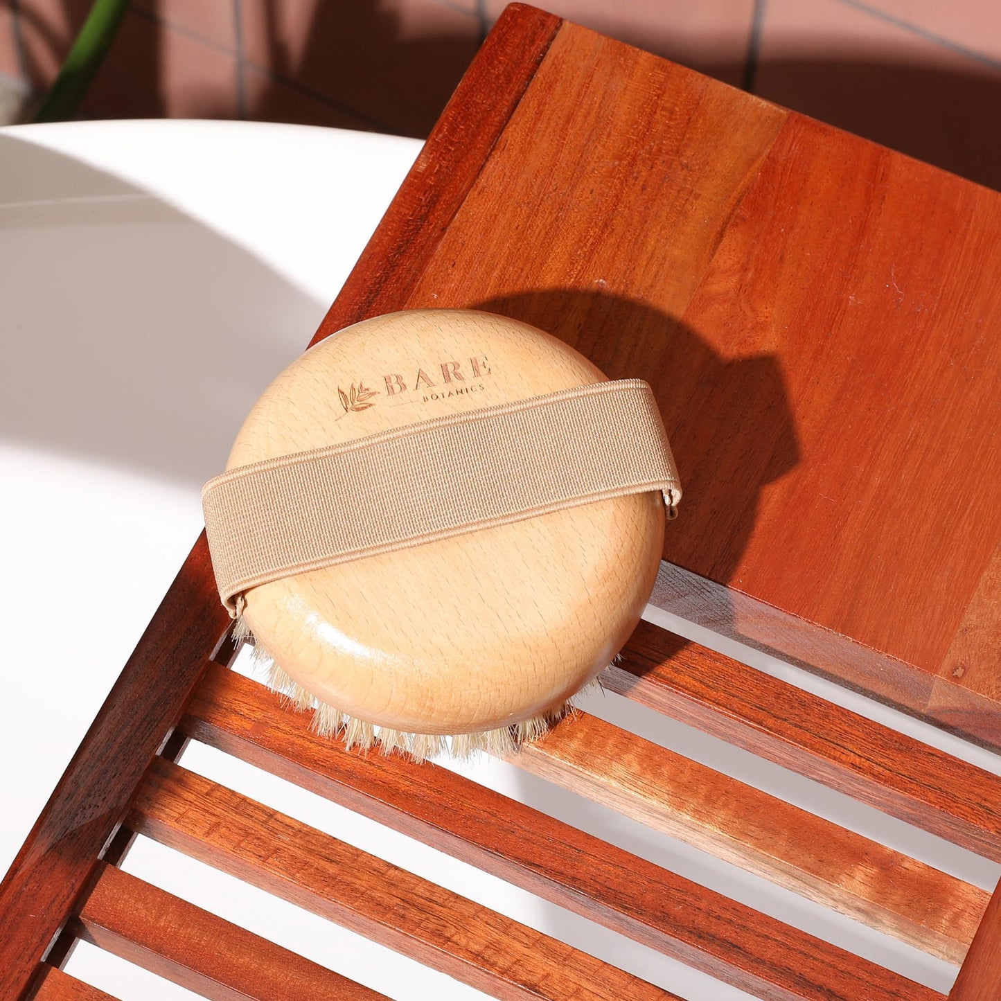 Bare Botanics Palm Dry Brush + Unscented Body Salt Scrub