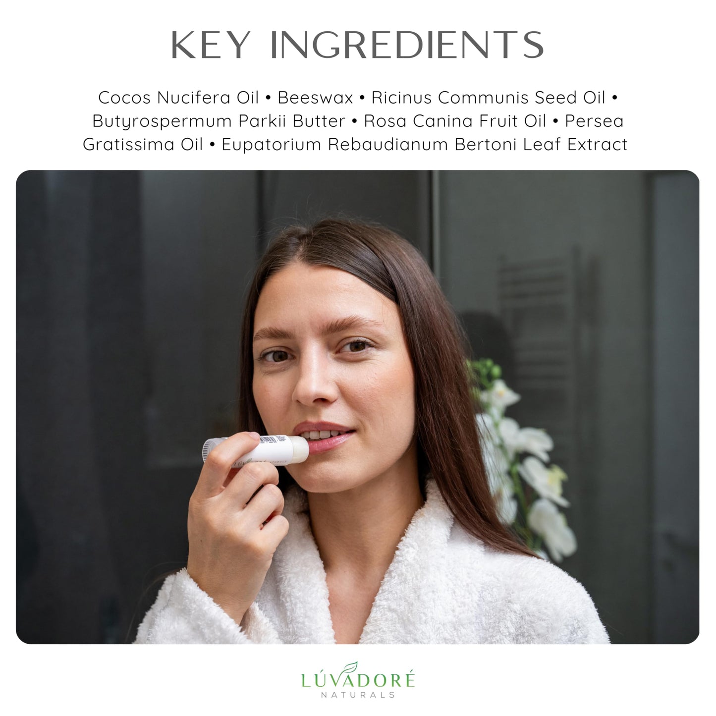 Ultra Big Lip Balm Stick Coconut– Natural Waterproof Lip Moisturizer for Dry, Chapped Lips – Nourishing and Hydrating Formula – Enriched with Coconut Oil, Beeswax, Shea Butter