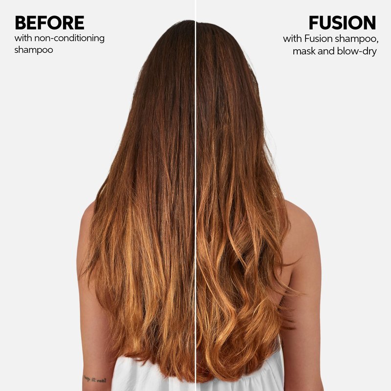 Wella Professionals Fusion Intense Repair Shampoo for Damaged Hair | Repairs, Strengthens & Protects Against Breakage for Smooth, Silky Hair | 8.4 Fl Oz