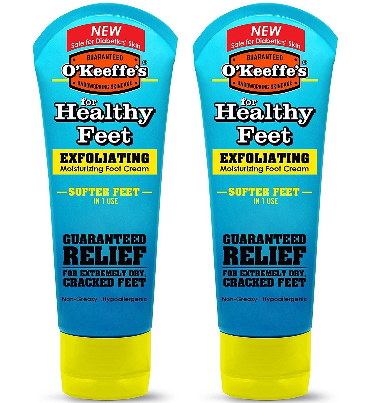 O'Keeffe's Healthy Feet, Intense Renewal Foot Cream, 3 oz. Tube - 2 Pack