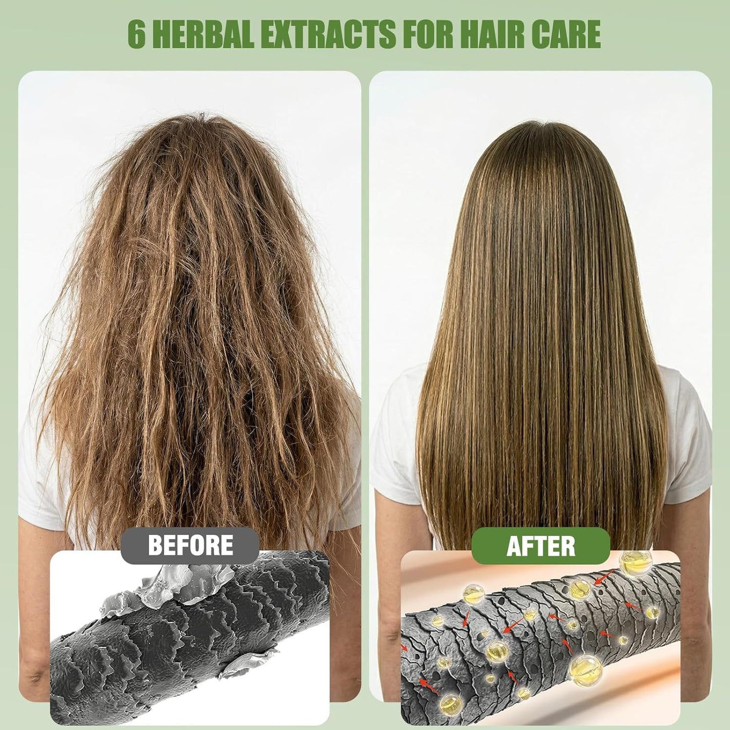 Light Brown Hair Dye Shampoo - 100% Gray Coverage, Argan Oil & Ginseng, Ammonia-Free | Long-Lasting Semi-Permanent Color for Men & Women