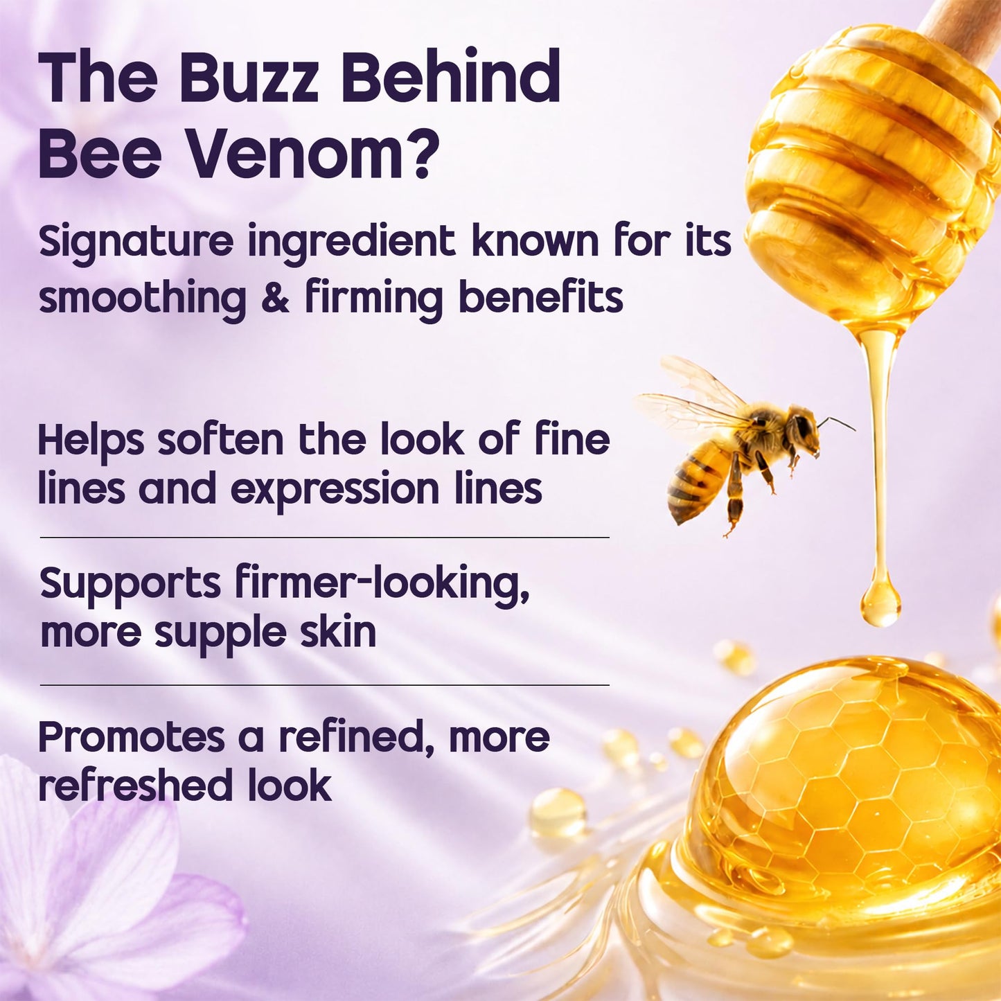 Venofye Blossom Bee Day Moisturizer - Unscented Cream for All Skin Types, Vitamin E Infused, 2.11 Fl Oz