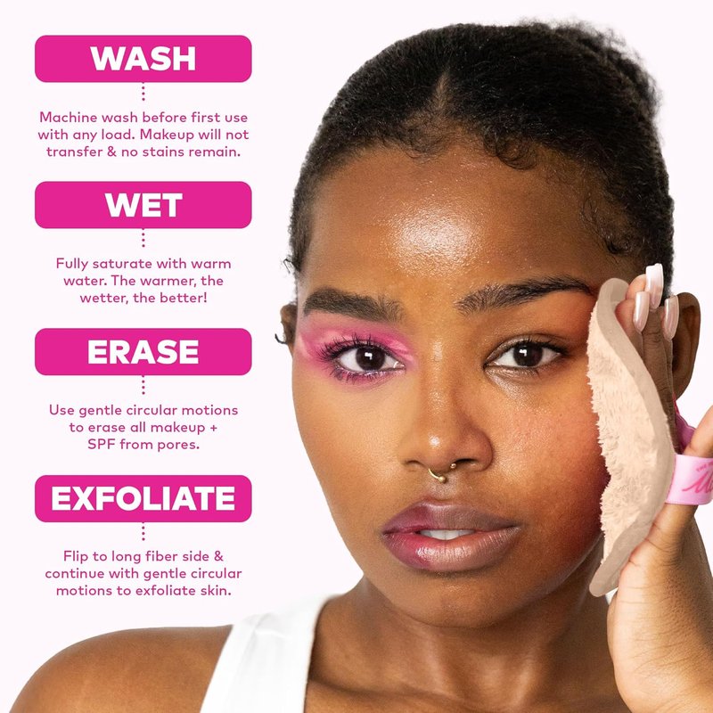MakeUp Eraser 7-Day Set - Effortlessly Remove All Makeup with Water | Coastal Cowgirl, 7ct