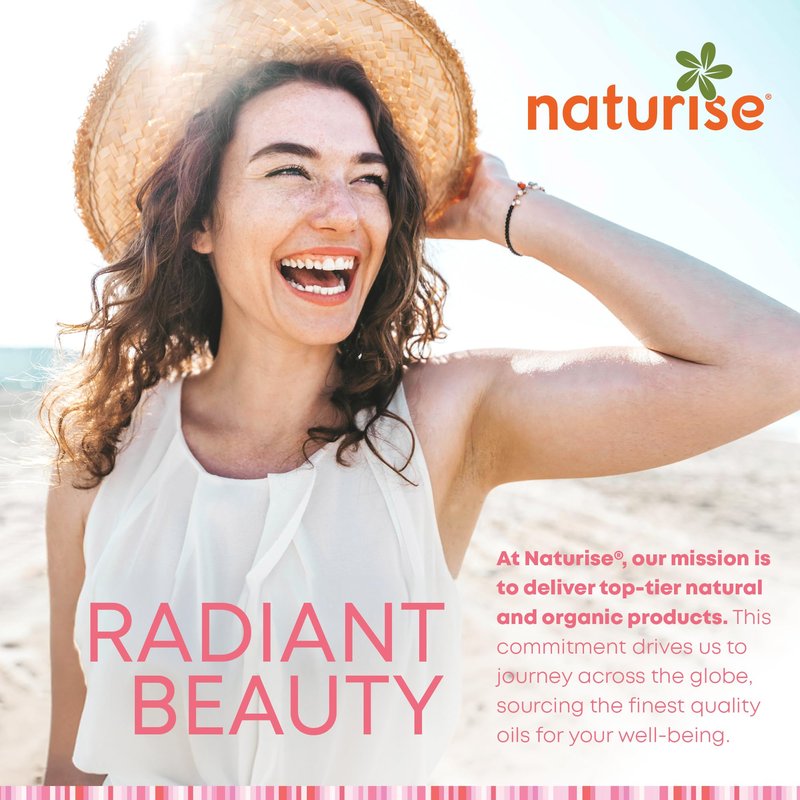 Naturise Organic Rosehip Seed Oil for Face, 100% Pure, Natural Cold Pressed Rose Hip Oil for Skin, Hair, Nails and Body Care (4 FL. OZ.)
