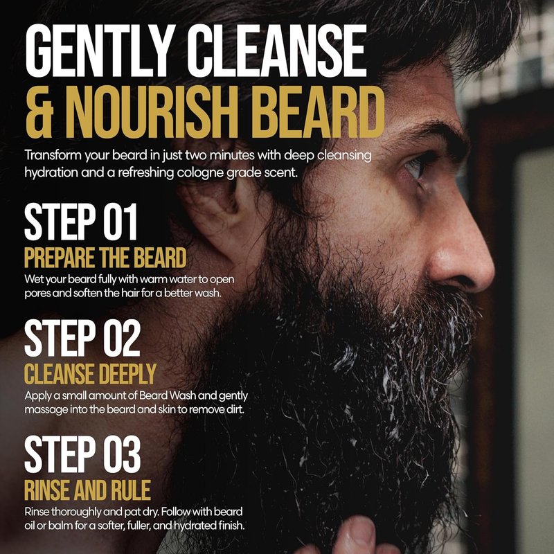 Radiance Beard Wash - Cleanse & Nourish Your Beard | Valhalla’s Gates - 8 fl oz