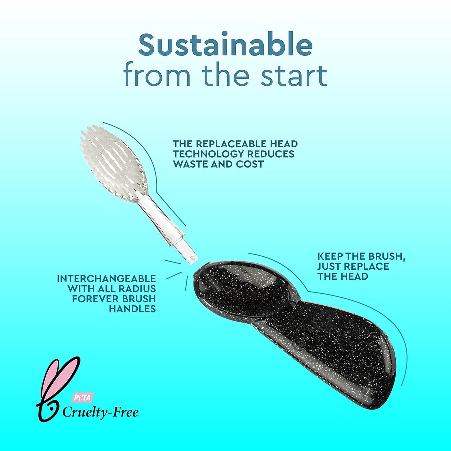 RADIUS Big Brush Toothbrush - BPA Free, ADA Accepted, Gum Health Improvement | Right Hand - Coral/Purple/Soda Pop - Set of 3