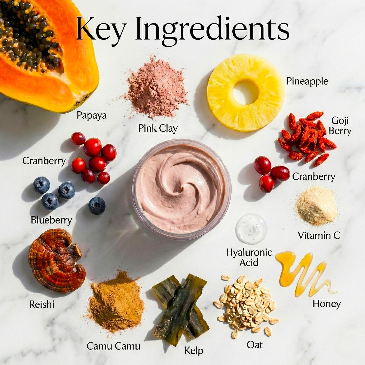 Sweetsation Therapy/Yunasence, Very Berry Oxygen Exfoliating Mask & Scrub w/Vitamin C, Enzymes & Superberries. Rejuvenating, Hydrating, Purifying, Pore cleansing.