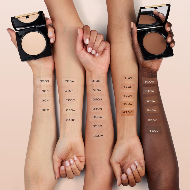Lancôme Dual Finish Powder Foundation - Natural Finish, Sheer-to-Full Coverage, Longwear Powder Foundation, Controls Shine - 220 Buff II Cool