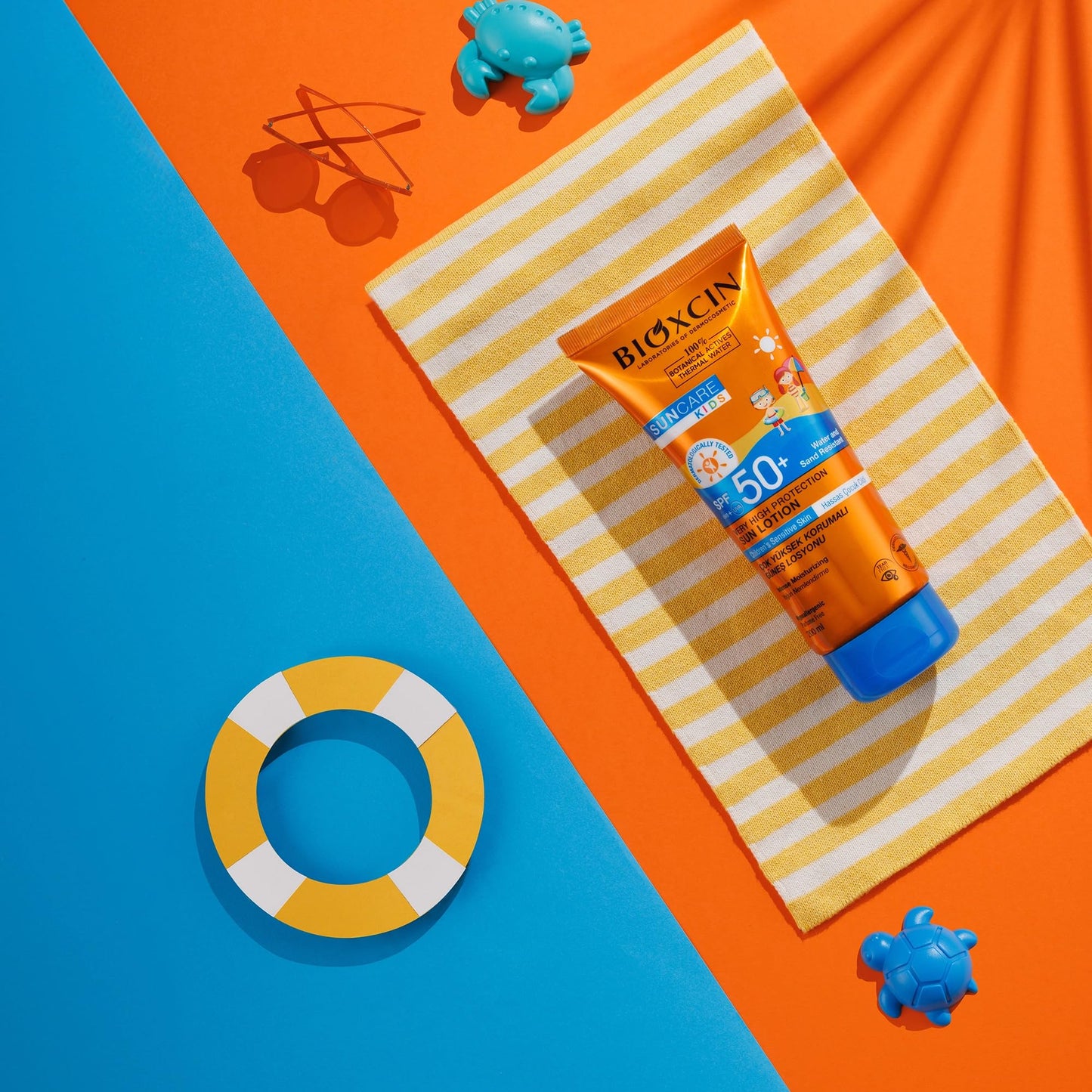 BIOXCIN Sun Care Very High Protection Children's Sunscreen 100% Botanical Active, 50 SPF, 200 ml