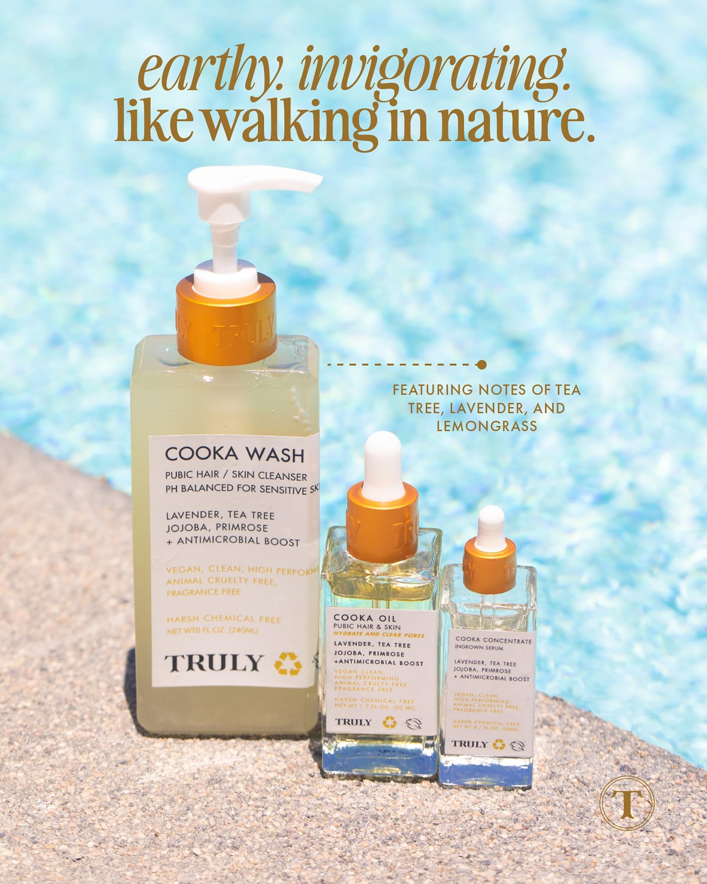 Truly Beauty Cooka Concentrate | Ingrown Hair & Redness Relief Serum | Hydrating Jojoba, Lavender & Tea Tree Oil | Helps Soothes Sensitive Skin