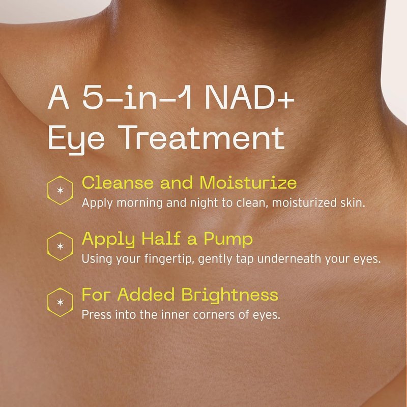 NAD+ Cell Restoration Cream - Clinically Proven Vegan Moisturizer | Hypoallergenic, Fragrance-Free (15ml)