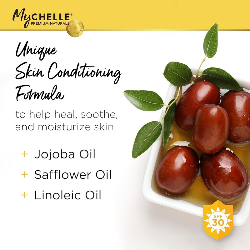 MyChelle Sun Shield Clear Spray SPF 30 - Liquid Zinc Sunscreen with Bentonite Clay & Jojoba | 6 Fl Oz, Water-Resistant for 80 Minutes