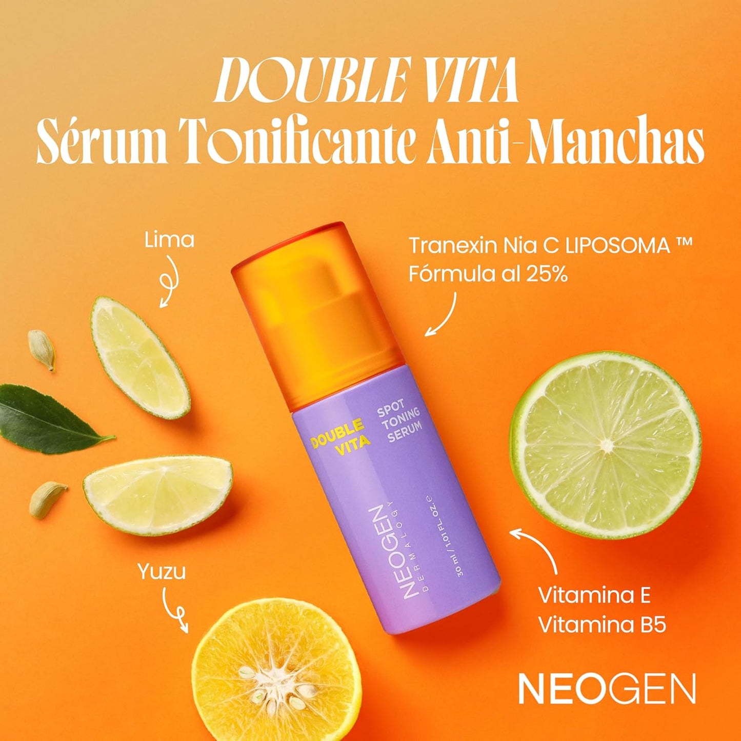 NEOGEN DERMALOGY Double Vita Spot Toning Serum - Tranexamic Acid for Brightening & Even Skin Tone