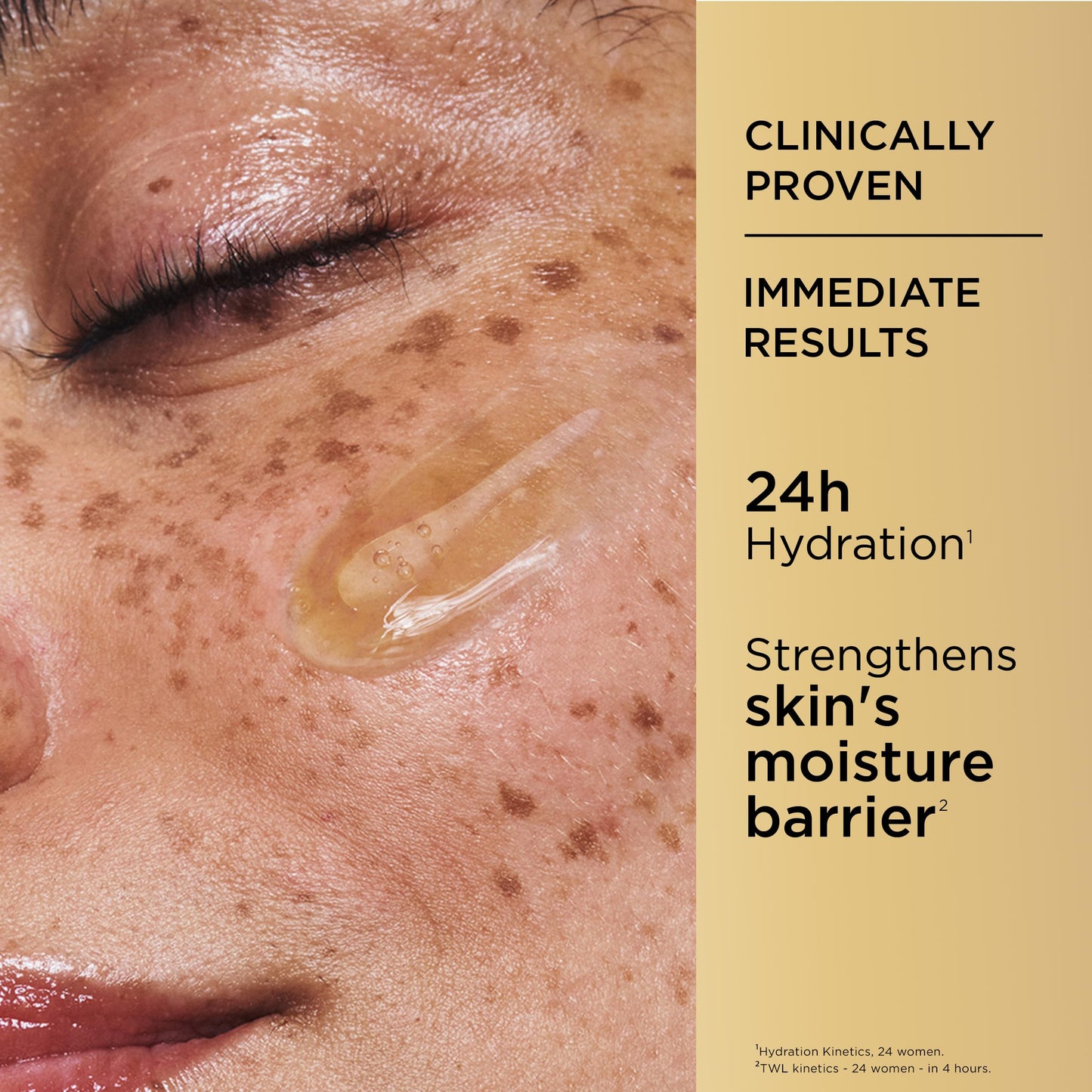 Clarins DOUBLE SERUM | Anti Aging Face Serum | Visibly Firms, Smoothes, Boosts Radiance, and Refines Pores | 24H Hydration | All Skin Types, 1.7 Fl Oz