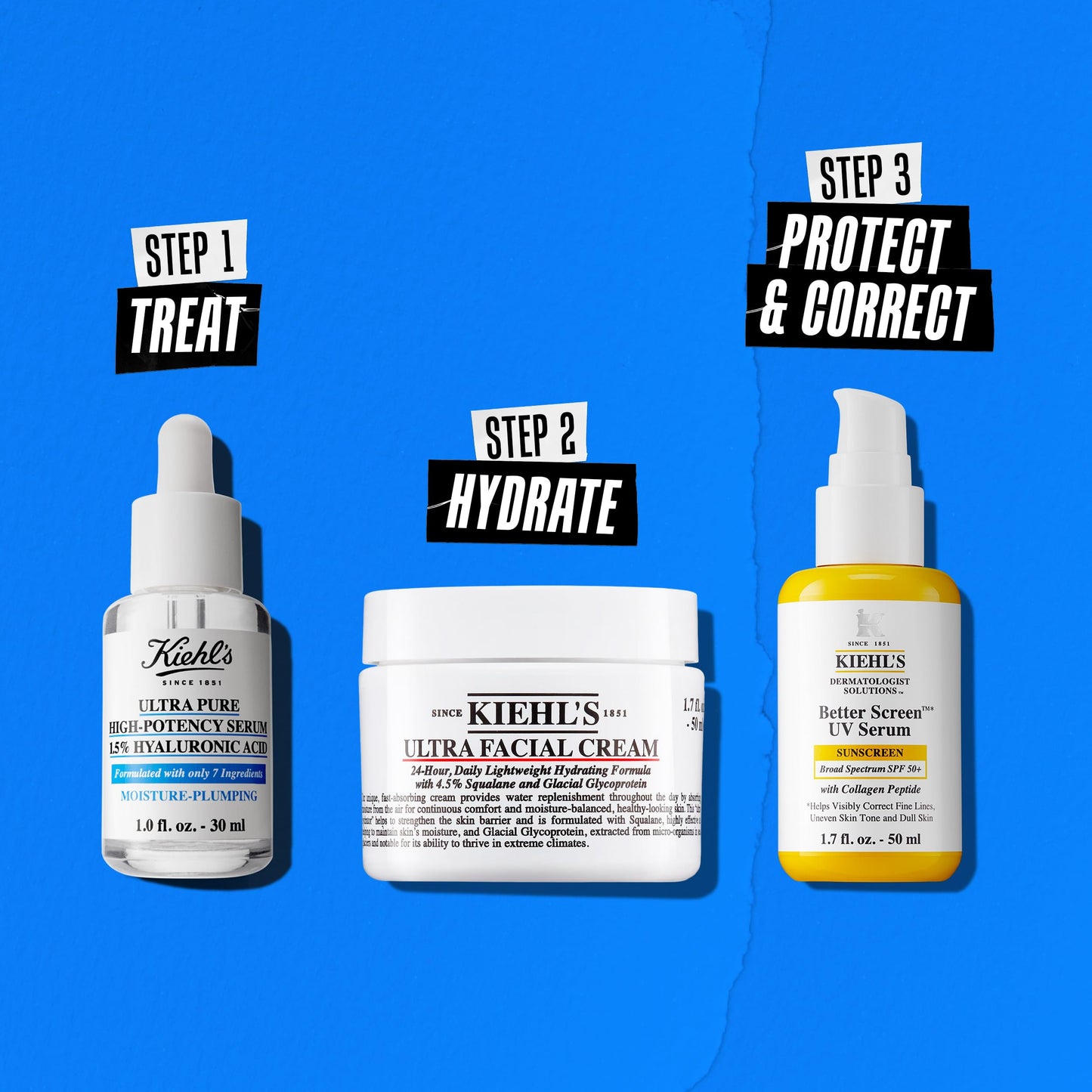 Kiehl's - 1.5% Hyaluronic Acid Serum - Boosts Hydration - 1 fl oz
