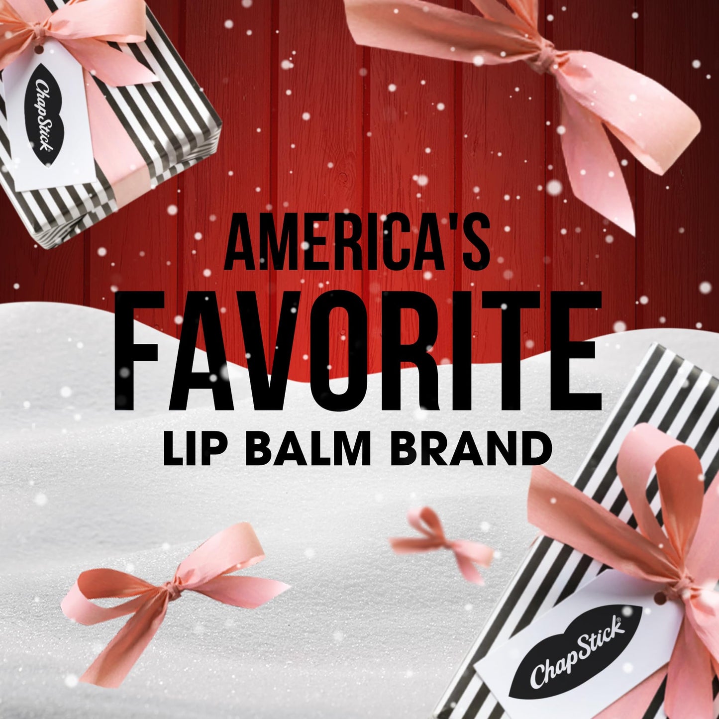 ChapStick Bulk Lip Balm, Candy Cane, 36-Count (12 Packs of 3) – Fresh & Minty Lip Moisturizer, Stocking Stuffer, 0.15 Oz Ea