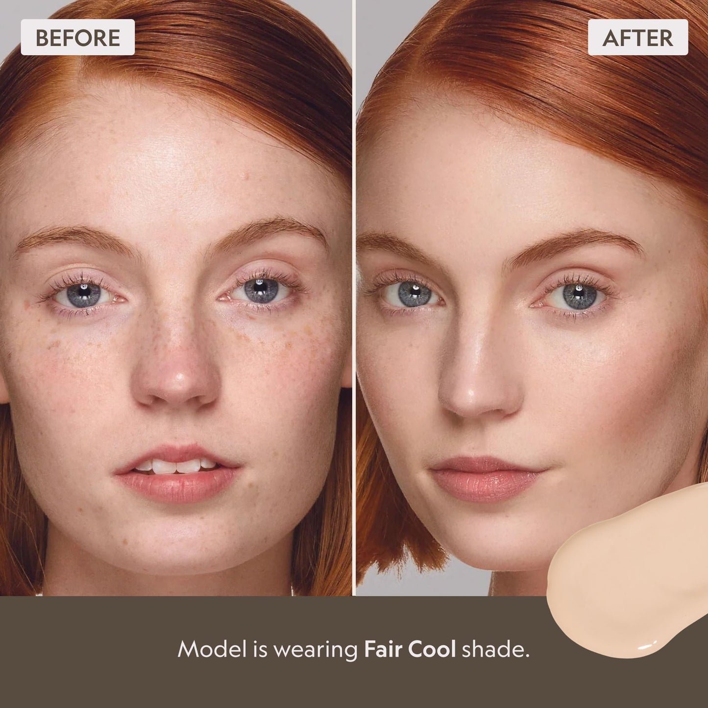 YENSA BC Foundation - Full Coverage Foundation, CC & BB Cream In One with SPF 40 - Enriched With Hyaluronic Acid & Peptides to Hydrate & Firm Skin - Korean Skin Care Makeup - Fair Cool (1 oz)