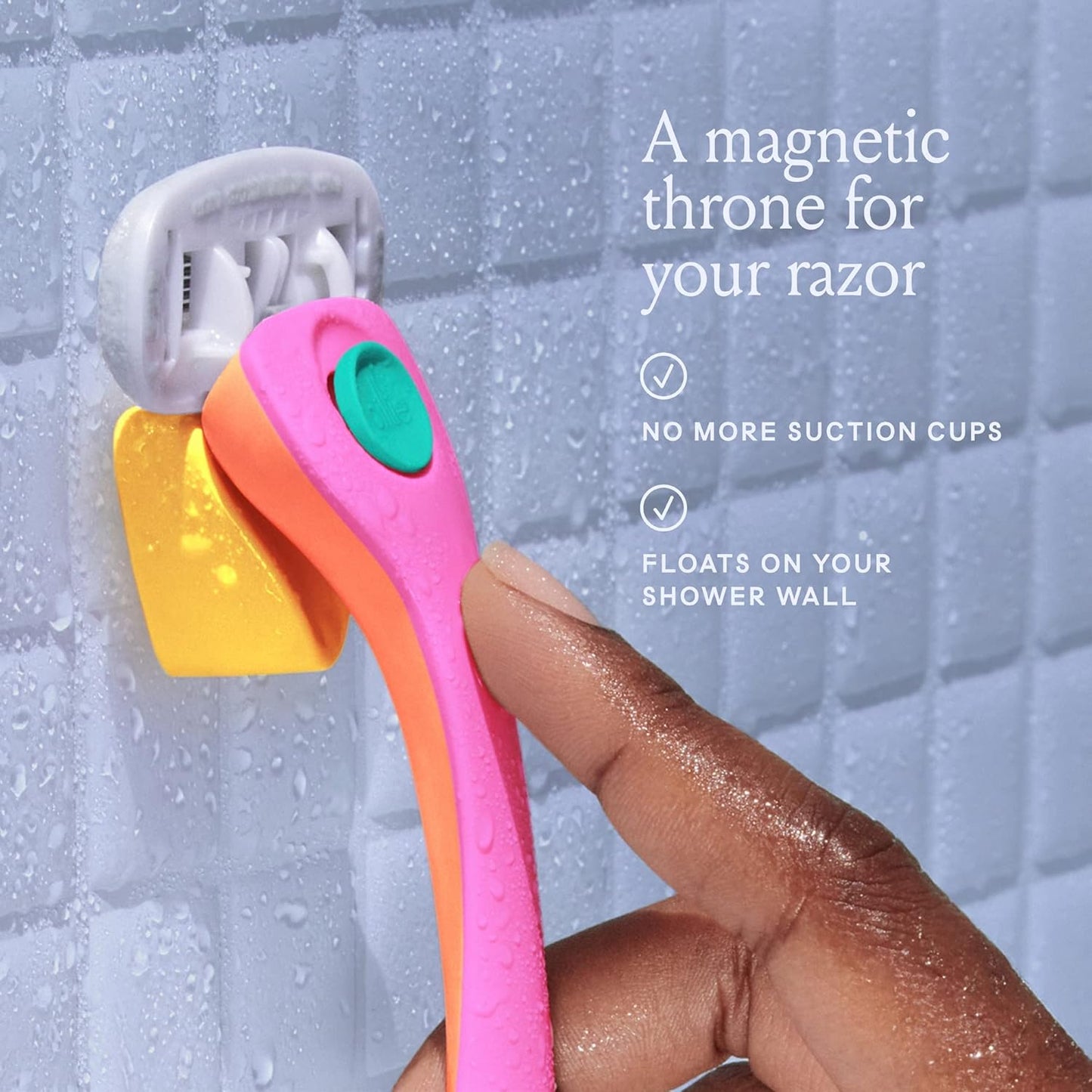 Billie Women's Razor Shave Kit - 5-Blade Razors + Magnetic Holder | Malibu Color