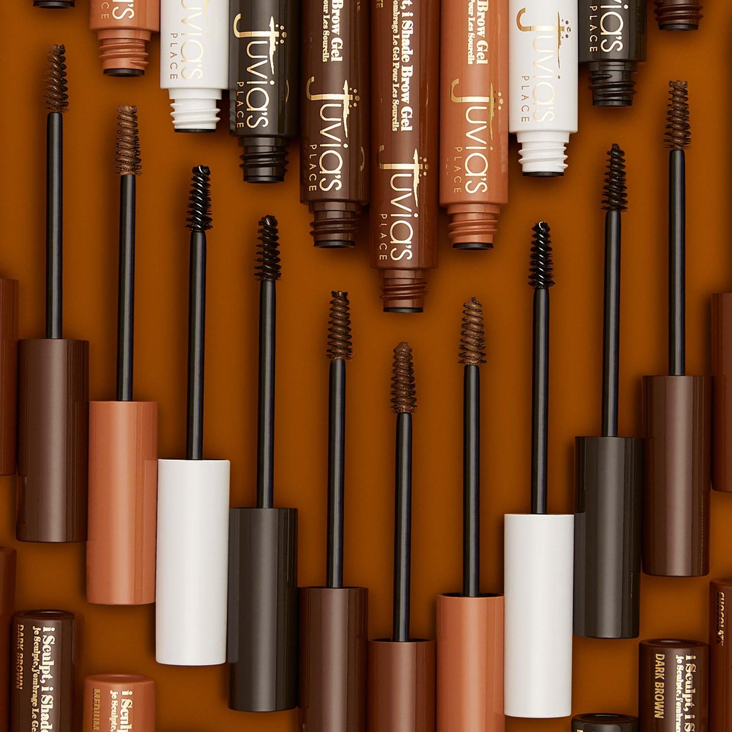 Juvia's Place iSculpt, iShade Eyebrow Gel - Dark Brown, Waterproof Gel for Eyebrows, Brows Enhancer Makeup, Brows Filler makeup, Tinted Brow, Advanced Eyebrow Definer