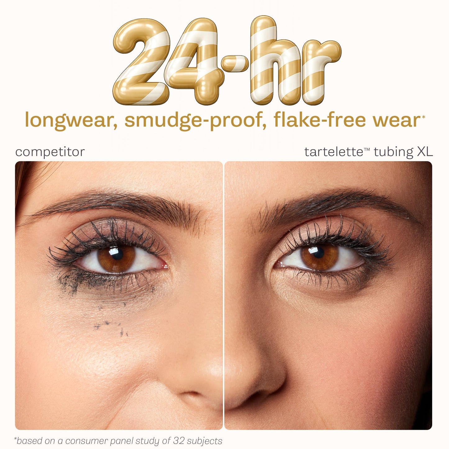 tarte tartelette XL tubing mascara – Lash Extensions in a Tube with Peptide, Extra-Bold Buildable Length & Volume, Smudge-Proof Longwear, Easy-to-Remove, Vegan & Cruelty-Free, full size, black