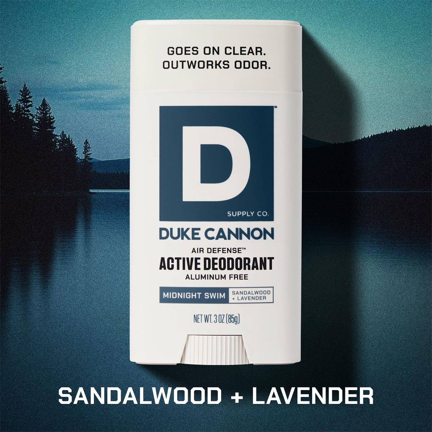 Duke Cannon Supply Co. Anti-Perspirant Deodorant for Men 3 oz. Sawtooth, 2 Pack - Unique Masculine Scent, Odor Control & Soothe Skin