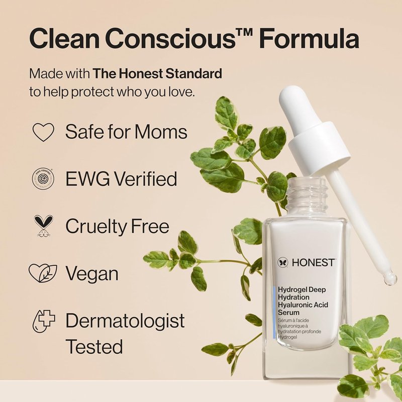 Hyaluronic Acid Serum for Deep Hydration - Moisturizes & Plumps | Hypoallergenic, Vegan, 1 fl oz