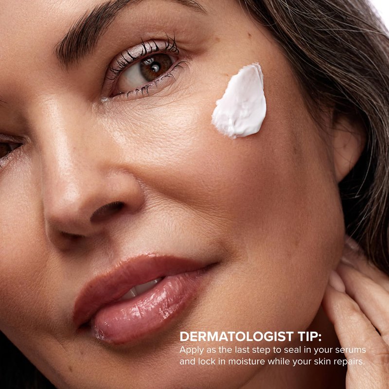DRMTLGY Peptide Night Cream, Anti-Aging Face Moisturizer with Ceramides & Peptides, Hydrating & Firming Night Cream for All Skin Types (2 oz)