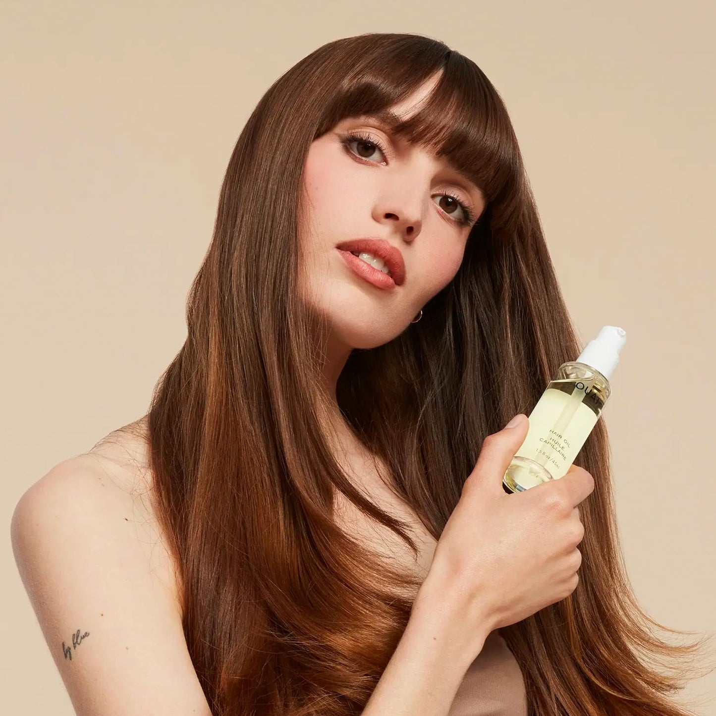 OUAI Curl Cream + Hair Oil Bundle - Hair Styling Products for Frizz Control - Includes Curl Cream (8 Oz) + Hair Oil (1.5 Oz) - 2-Piece Hair Care Set