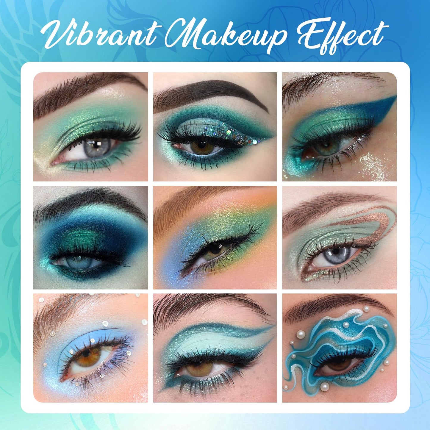 UCANBE 15 COLORS MAKEUP EYESHADOW