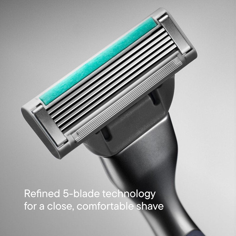 Harry's Razor for Men - Premium Handle & Advanced Pivoting Blades | Shaving Kit in Clay Color