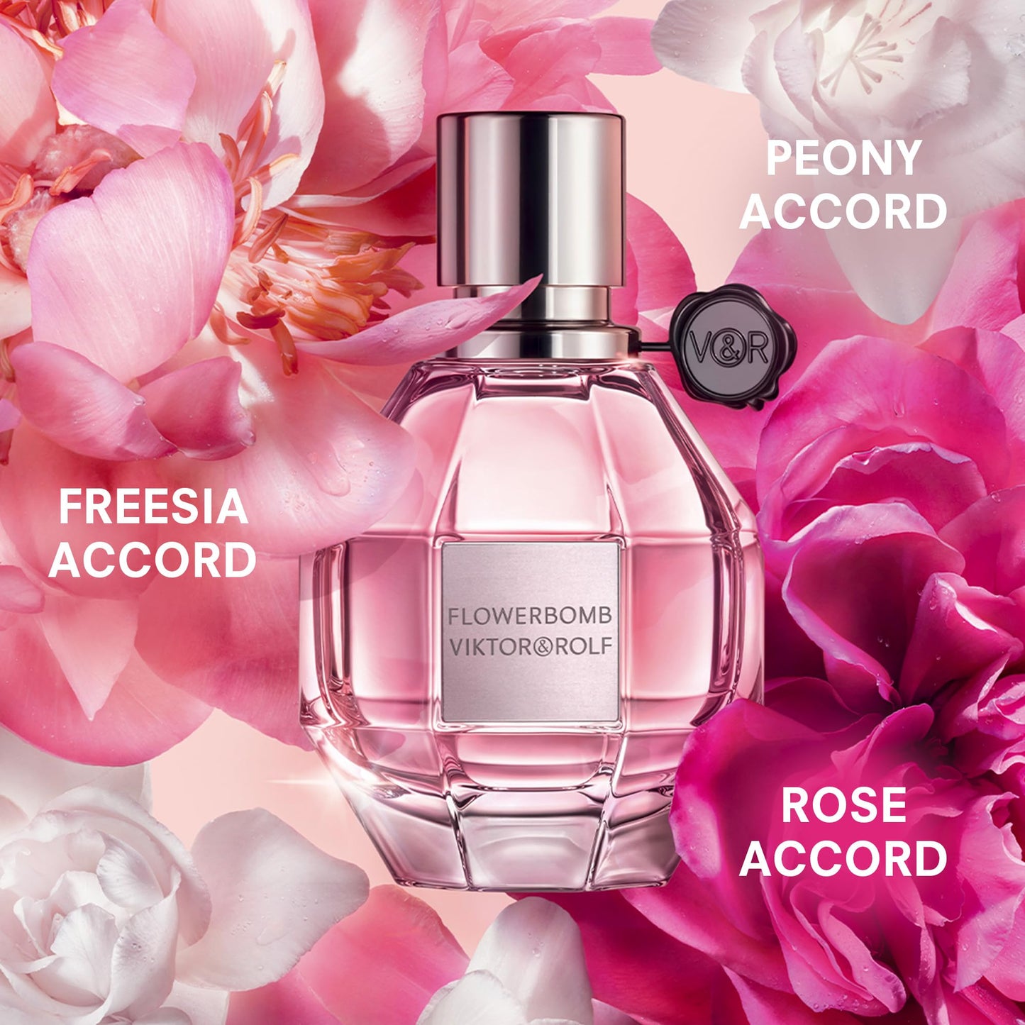 Viktor&Rolf - Flowerbomb Eau de Parfum - Women's Perfume - Floral & Woody - With Notes of Vanilla, Jasmine, & Rose - 0.34 Fl Oz - Travel Size