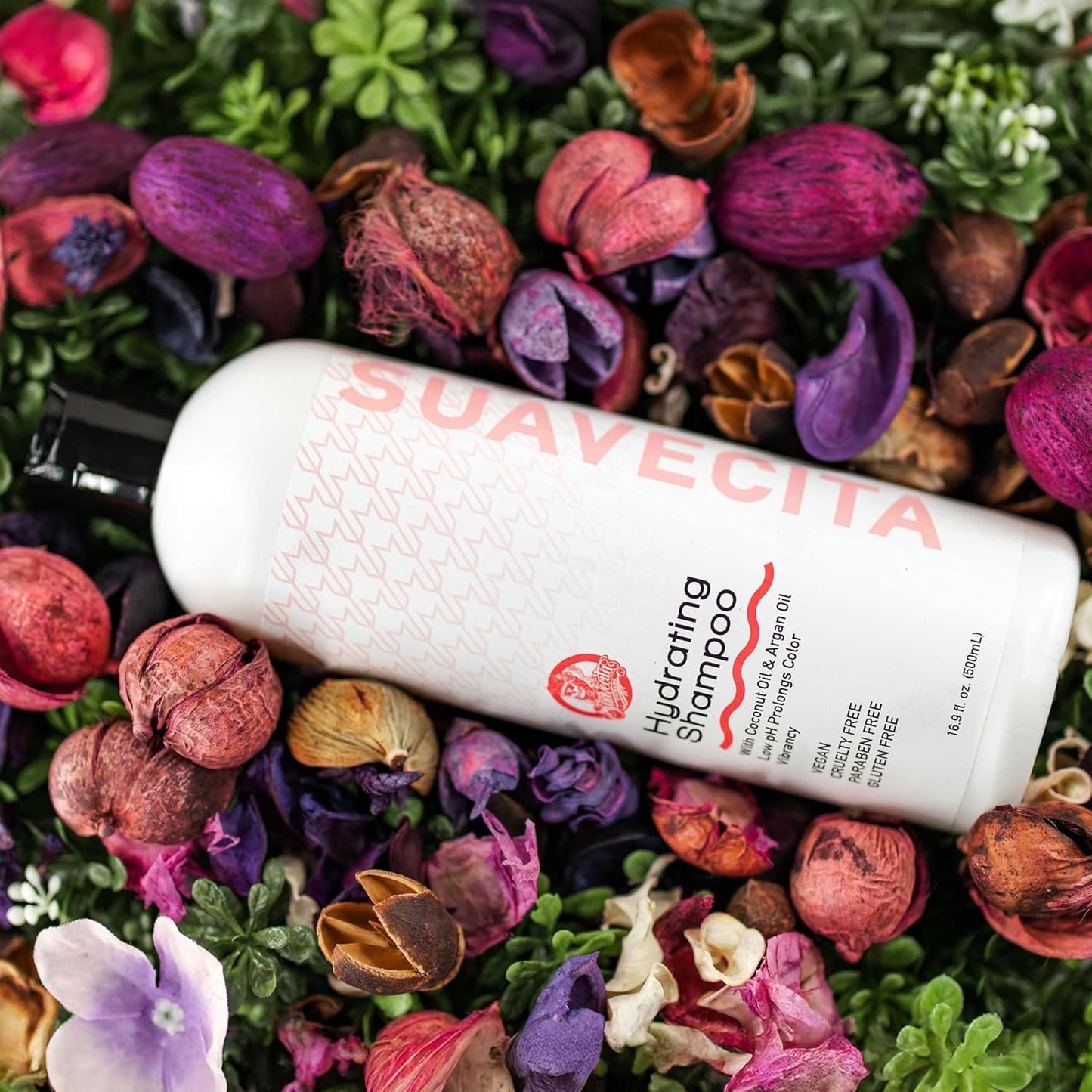 Suavecita Hydrating Shampoo - Sulfate-Free & Paraben-Free | Safe for Color-Treated Hair | 16.9 oz