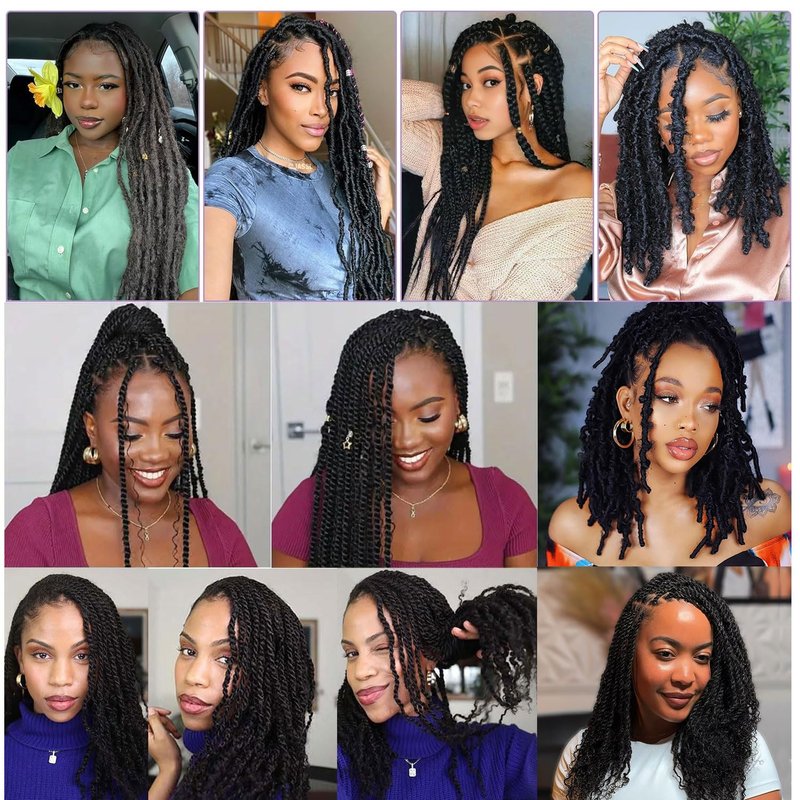 Afro Kinky Curly Hair Bundles - 100% Real Human Hair for Mini Twists, Braids & Locs | 14 Inch, 50g, Natural Dreadlock Bulk