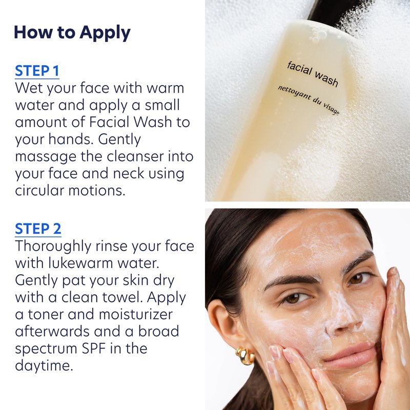 PCA SKIN Gentle Foaming Face Wash, Hydrating Facial Cleanser, Removes Makeup and Hydrates and Purifies Skin, Good for Sensitive, Combination, Normal, and Acne-Prone Skin, Gentle Face Wash, 7 oz Bottle
