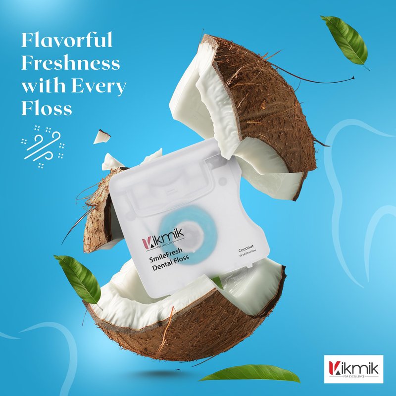 Woven Dental Floss - Mint Dental Floss, Shred Resistant, Extra Wide Woven Floss Dental, Gentle On Gums, 33 Yards - Single Pack