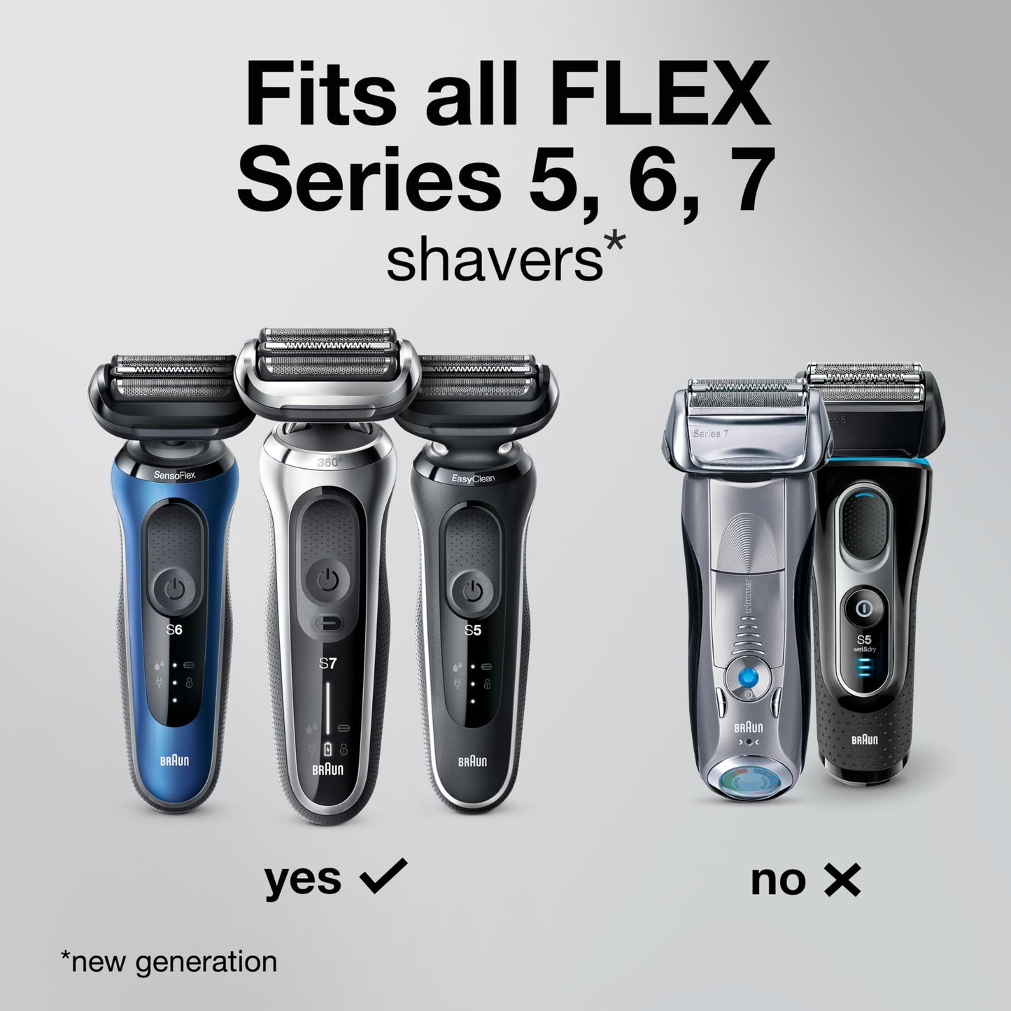 Braun Series 7 New Generation Electric Shaver Replacement Head - 73S