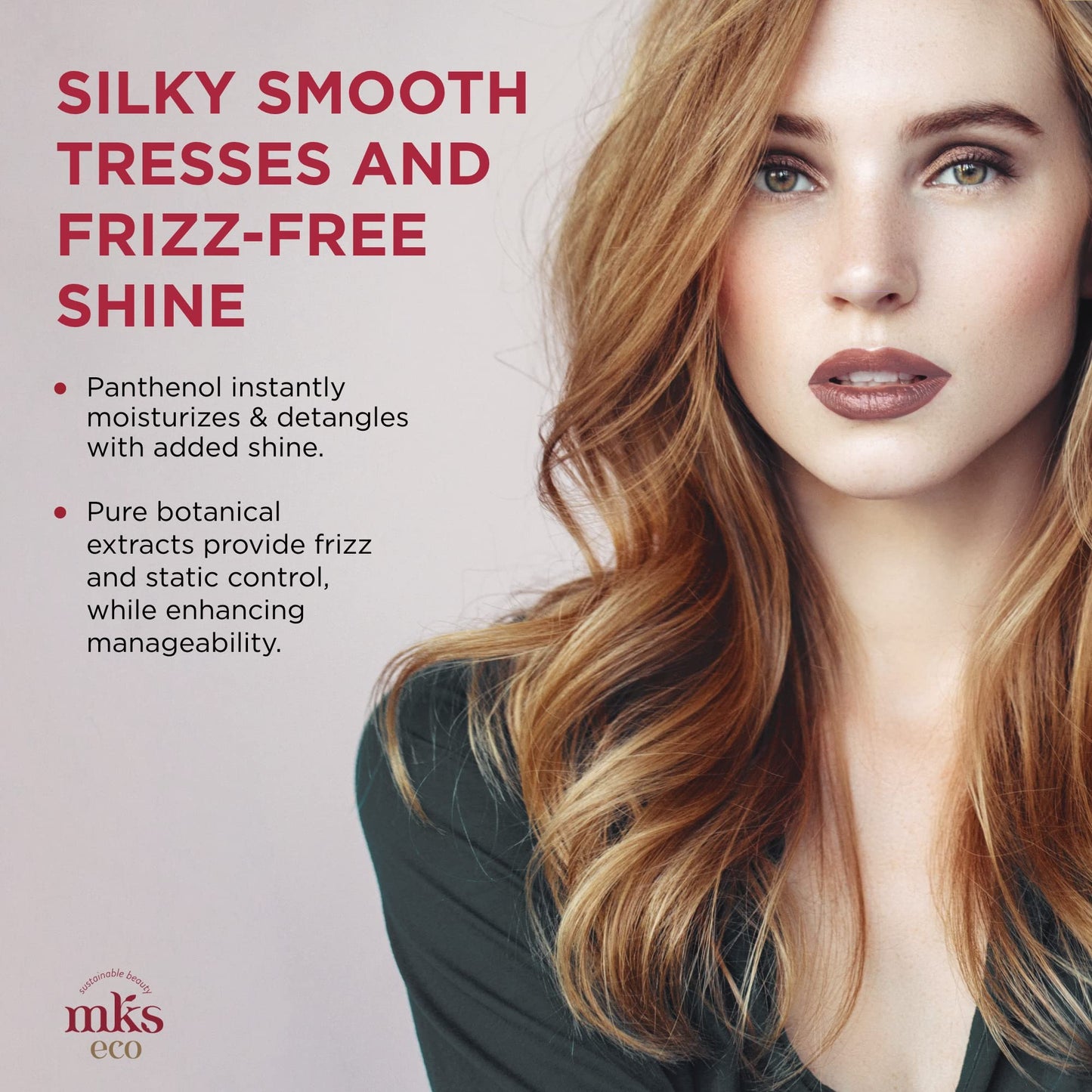 MKS eco X - Leave-In Treatment & Detangler - Moroccan Argan Oil, Hemp Seed Oil - Vegan & Cruelty Free
