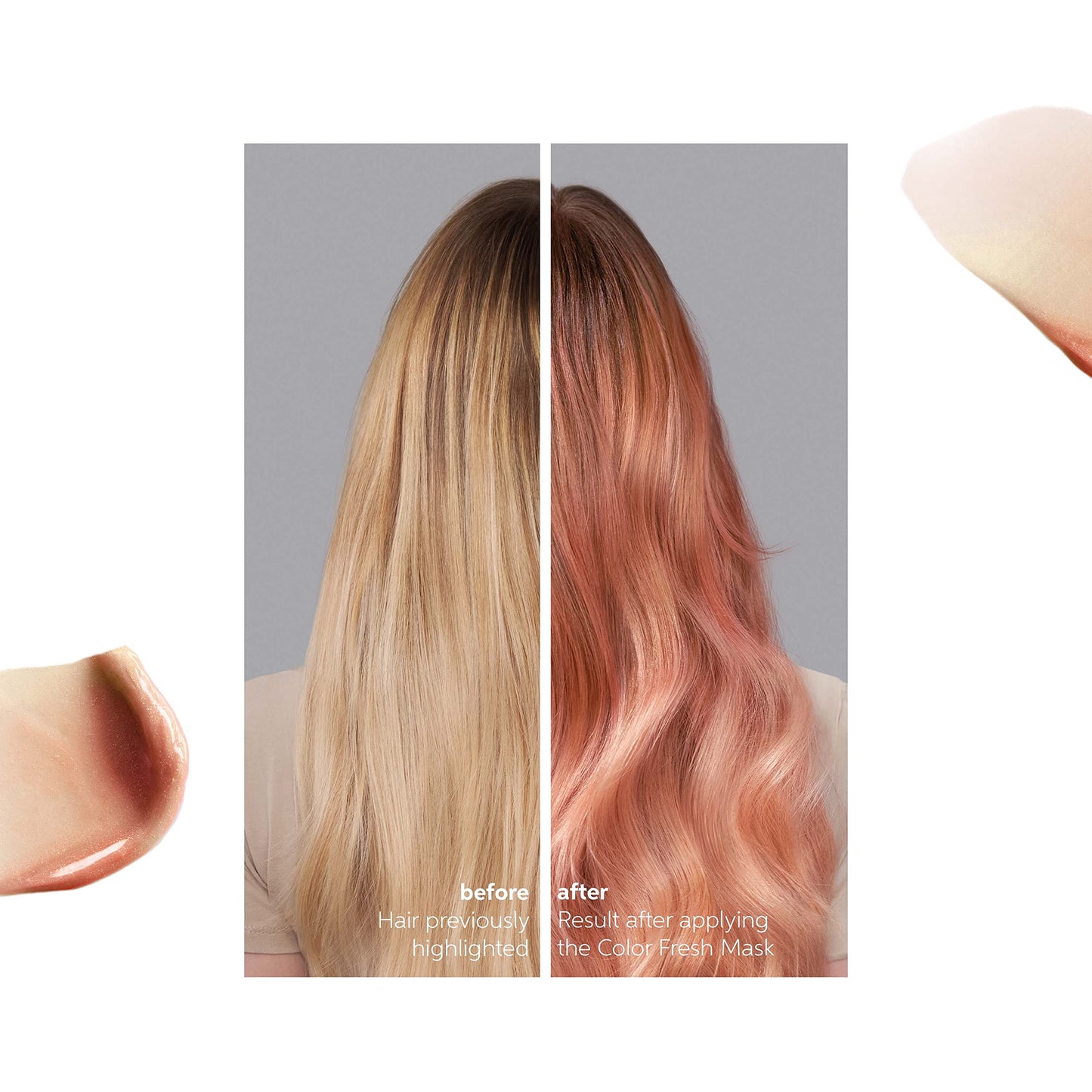 Wella Professionals Color Fresh Mask | Peach Blush | Natural Shade | Hair Color-Depositing Mask | Vegan Formula with Avocado Oil | Zero Damage | Silicone Free | 5 Fl Oz