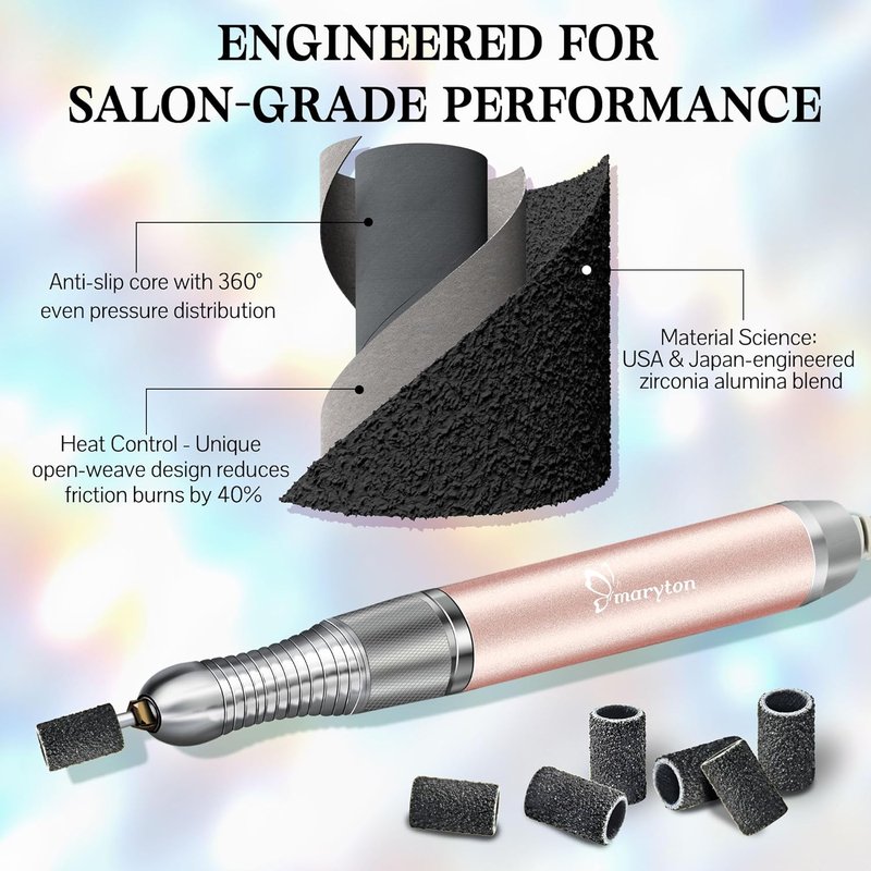 500 Pcs Nail Drill Sanding Bands - Extra Coarse for Professional Manicure & Pedicure | Bulk Set