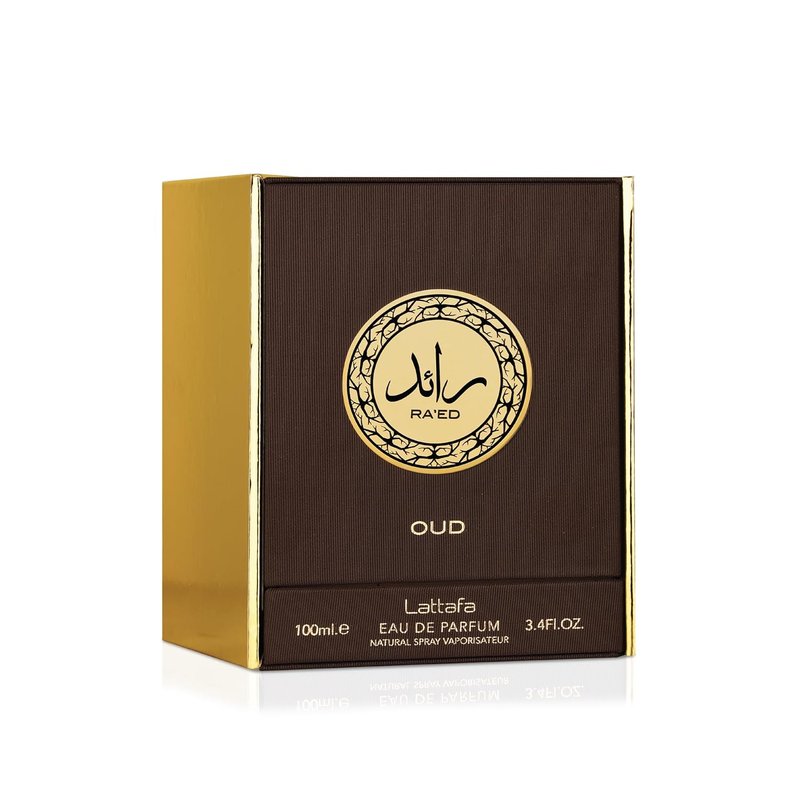 Lattafa Perfumes Ra'ed Oud Unisex Eau de Parfum Spray - 3.4 Ounce Fragrance