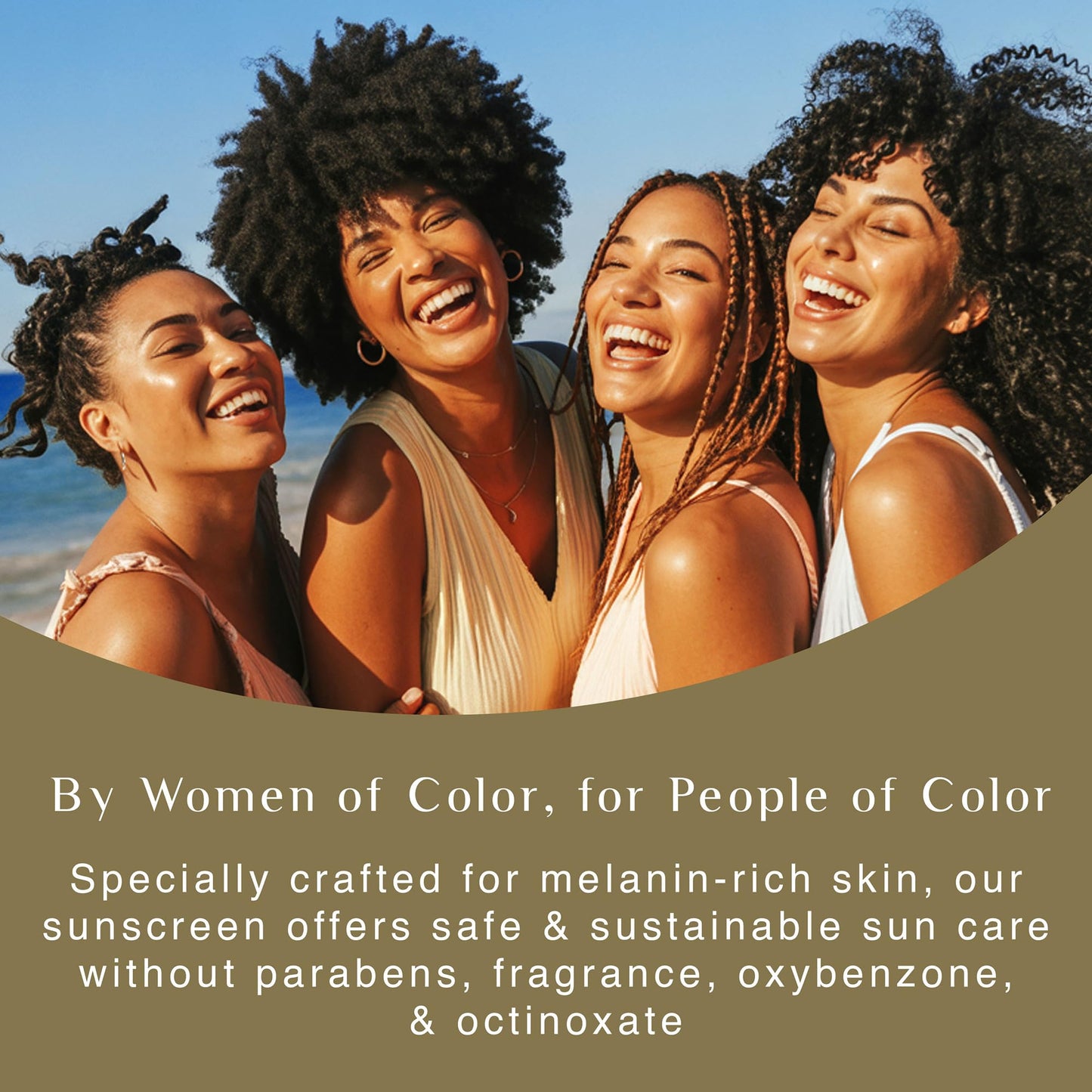 Black Girl Sunscreen SPF 30 for the Face & Body - Moisturizing Sun Protection, SPF 30, Sun Lotion for Women, Ultra Sheer, Travel Size, No White Cast for Melanin Rich Skin - 3 fl oz, 2-Pack