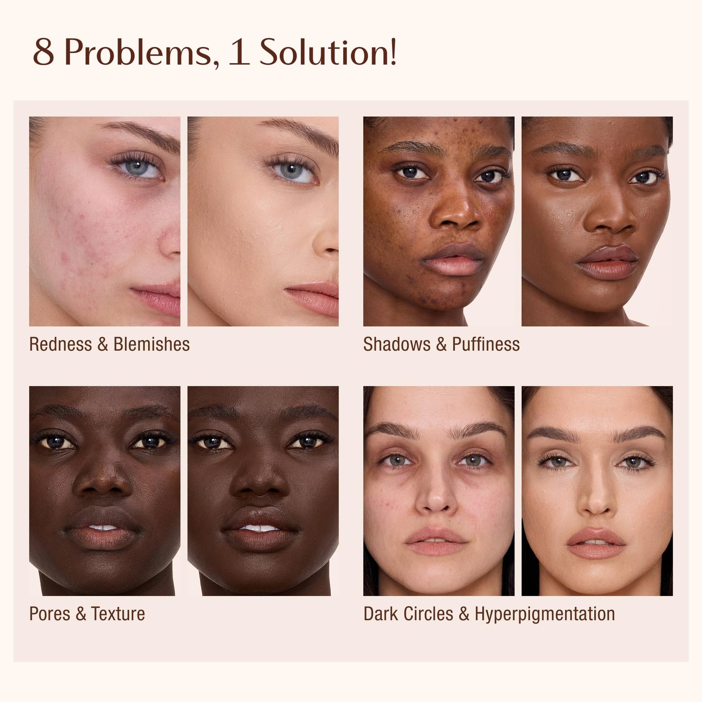Charlotte Tilbury AIRbrush Flawless Blur Concealer - Concealer for Dark Circles, Blemishes & More - Hydrating, Full Coverage with a Natural Matte Finish - 4 Fair