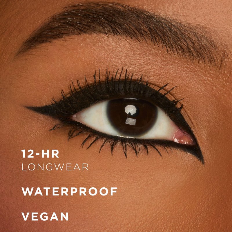 tarte double take eyeliner – 2-in-1 Liquid & Gel Eyeliner for Bold All-Day Wear, Waterproof, Easy to Apply, Vegan, Cruelty-Free, full size, brown