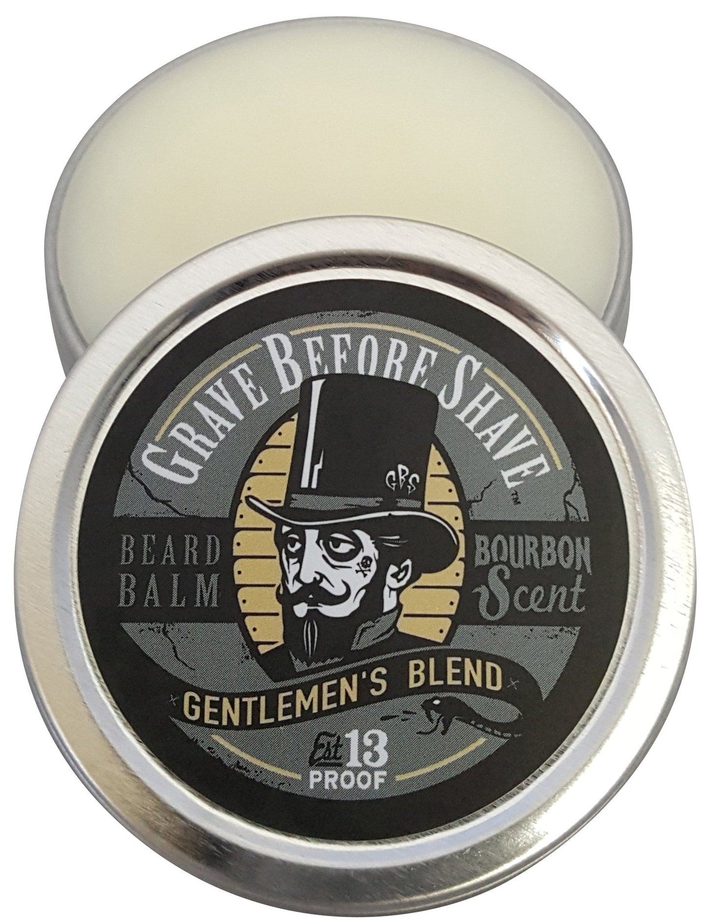 Grave Before Shave Gentlemen's Blend Beard Pack with Beard Balm and Beard Oil (Bourbon/Sandalwood Scent)