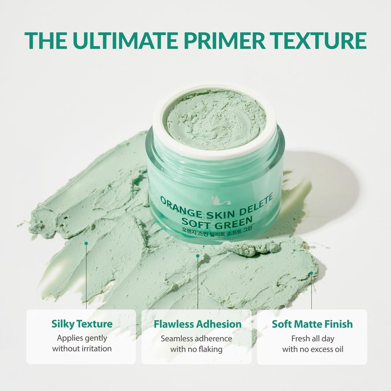 bonamedusa Orange Skin Delete Soft Green Pore Primer Korean Makeup 30g 1.06 oz