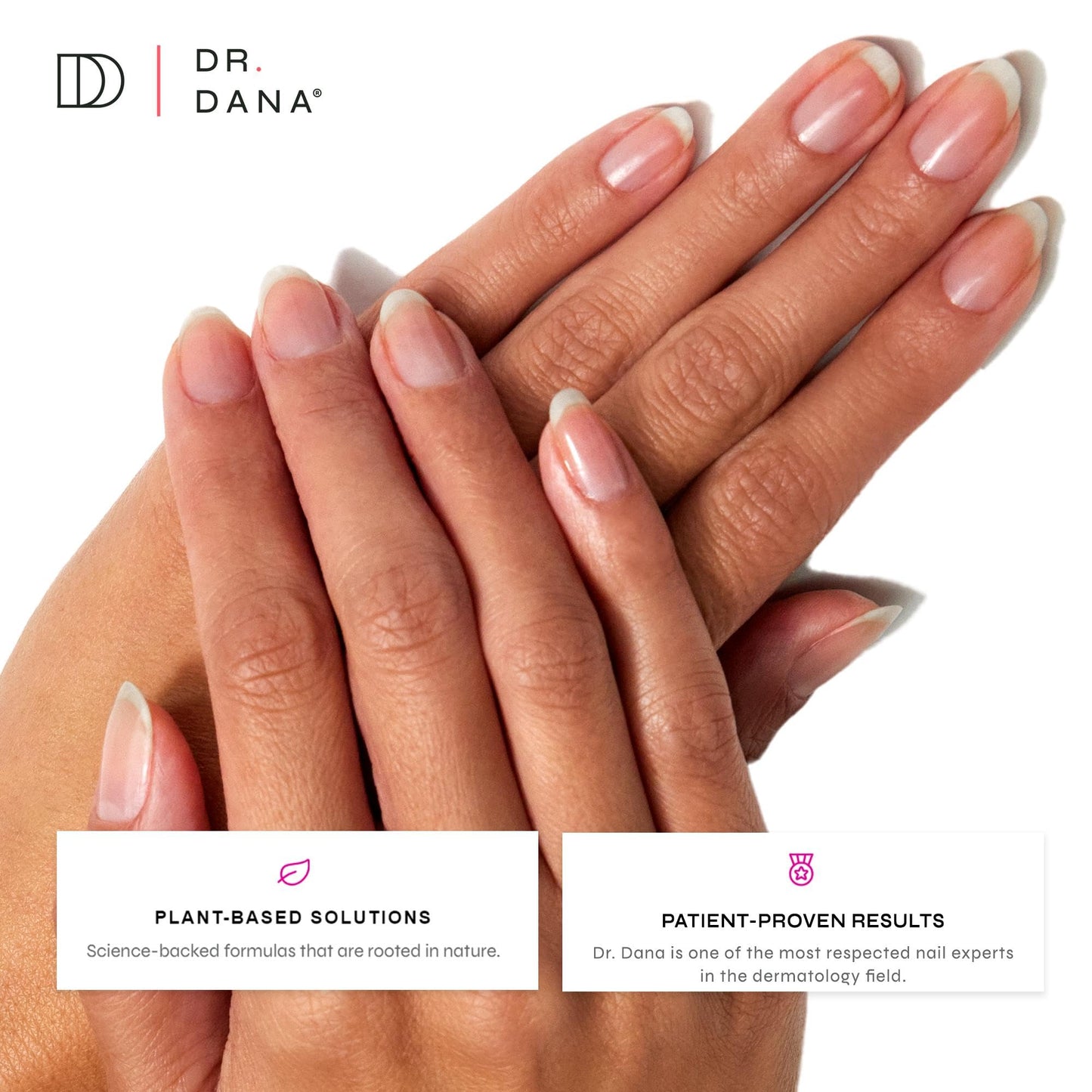 Dr. Dana No Polish Manicure Set - Shine and Strengthen Your Nails with Natural Glycolic Serum, Cuticle Oil, Nail Buffer Block, and Glass Nail File, Nail Care Kit for Healthy Nails