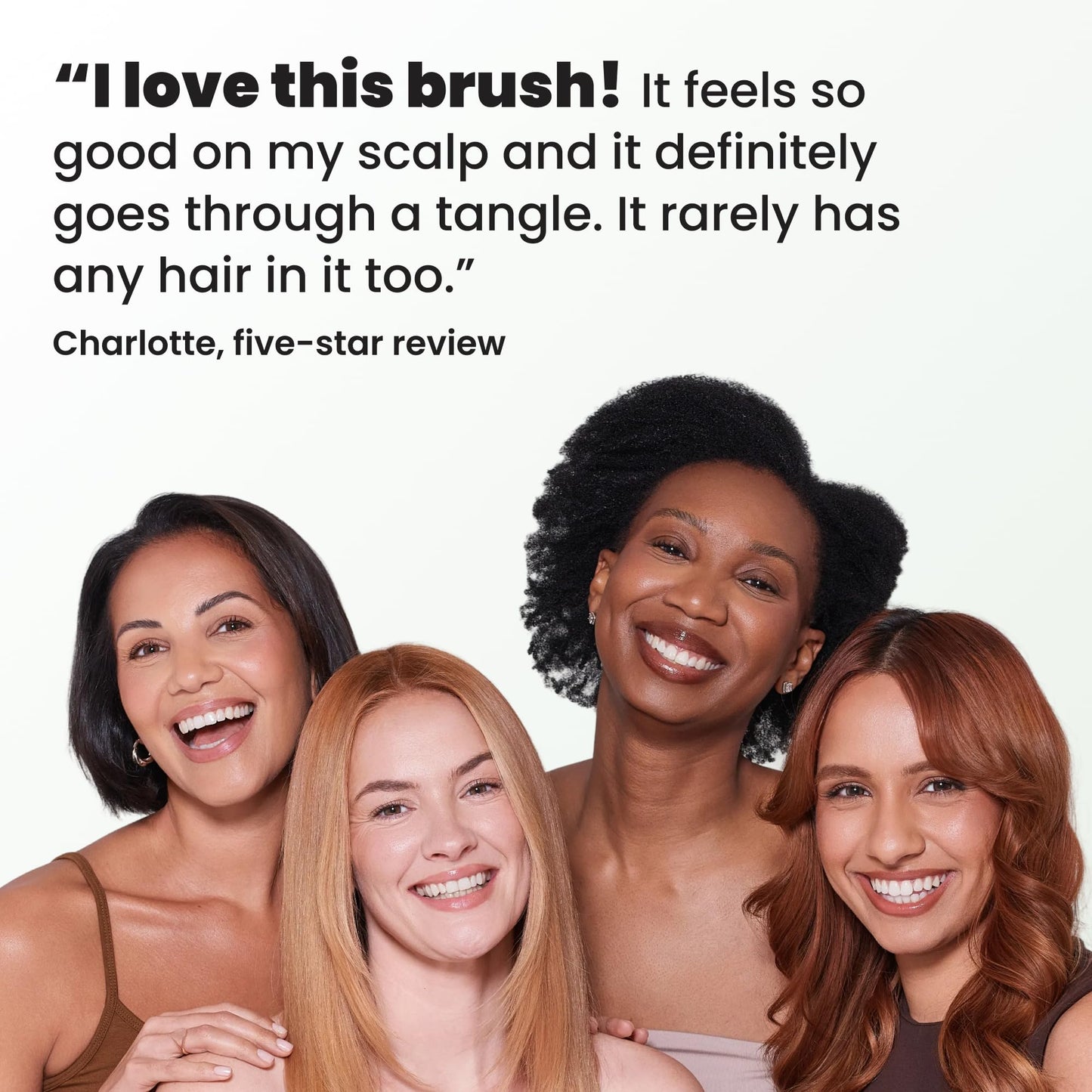 Tangle Teezer Extra Gentle Detangler Hair Brush, with Fewer Bristles for Gentle & Effective Detangling to Minimize Hair Loss & Breakage, Eucalyptus Green