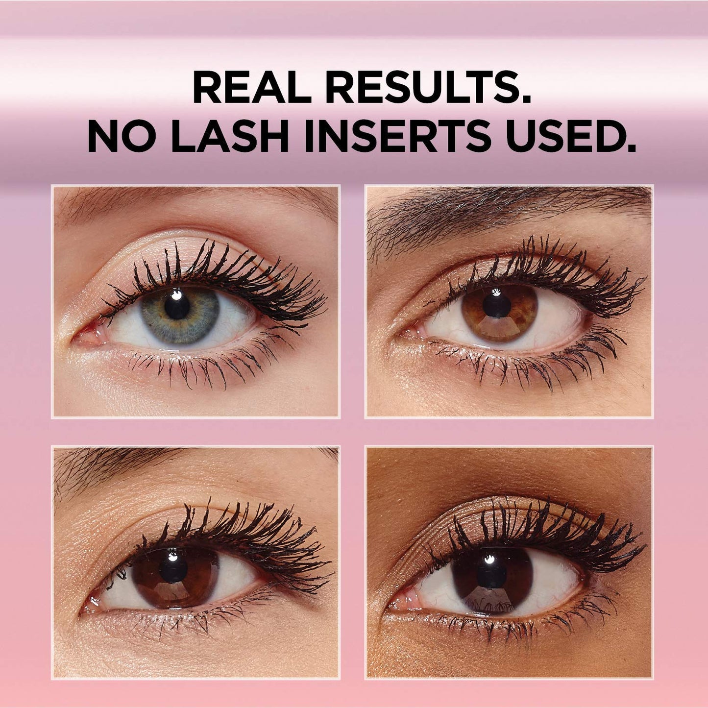 L'Oreal Paris Makeup Air Volume Mega Mascara, Lightweight & Long-lasting Volumizing Mascara for Voluminous Eyelashes, Washable Blackest Black, 0.3 Fl Oz (Pack of 2)